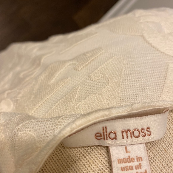 Ella Moss Dress Ivory Lace Dress Cut to Top - Picture 8 of 8